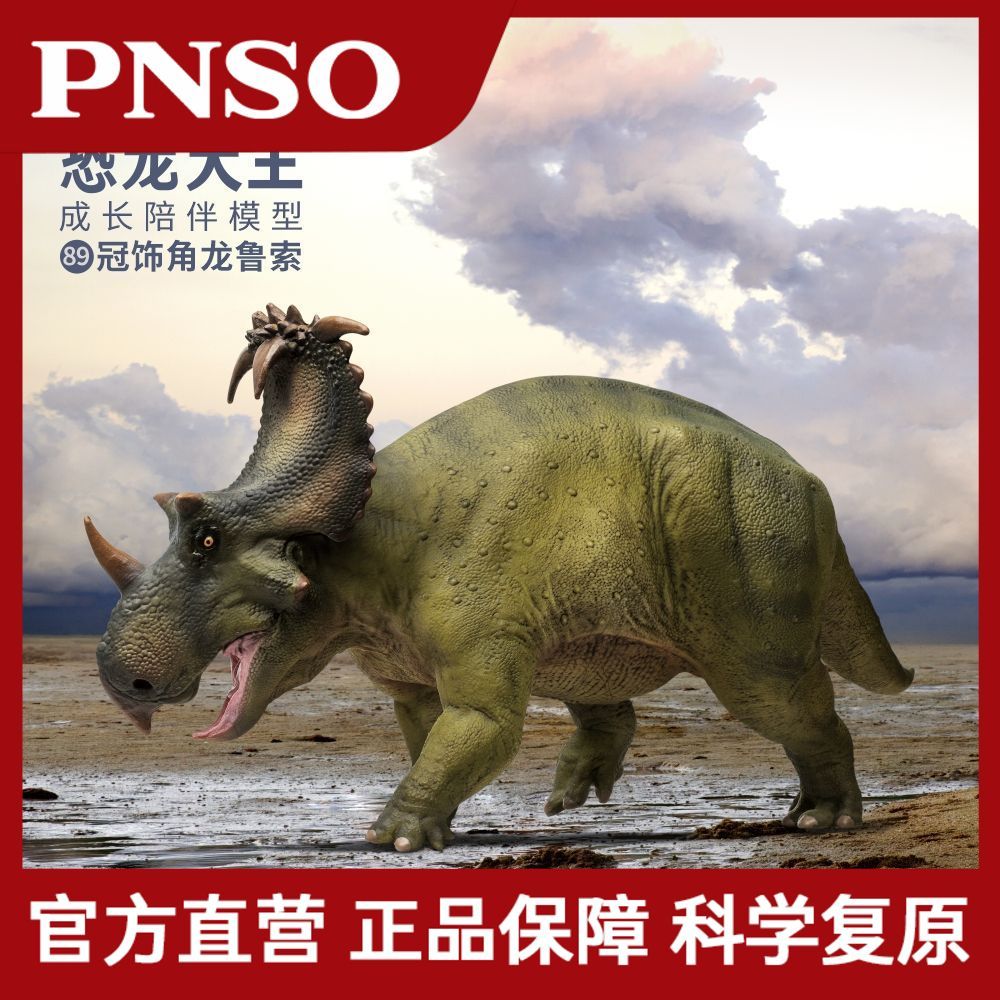 P PNSO เครื่องประดับมงกุฎ มังกรเงื่อน Russo Dinosaur King Growth ประกอบรุ่น 89