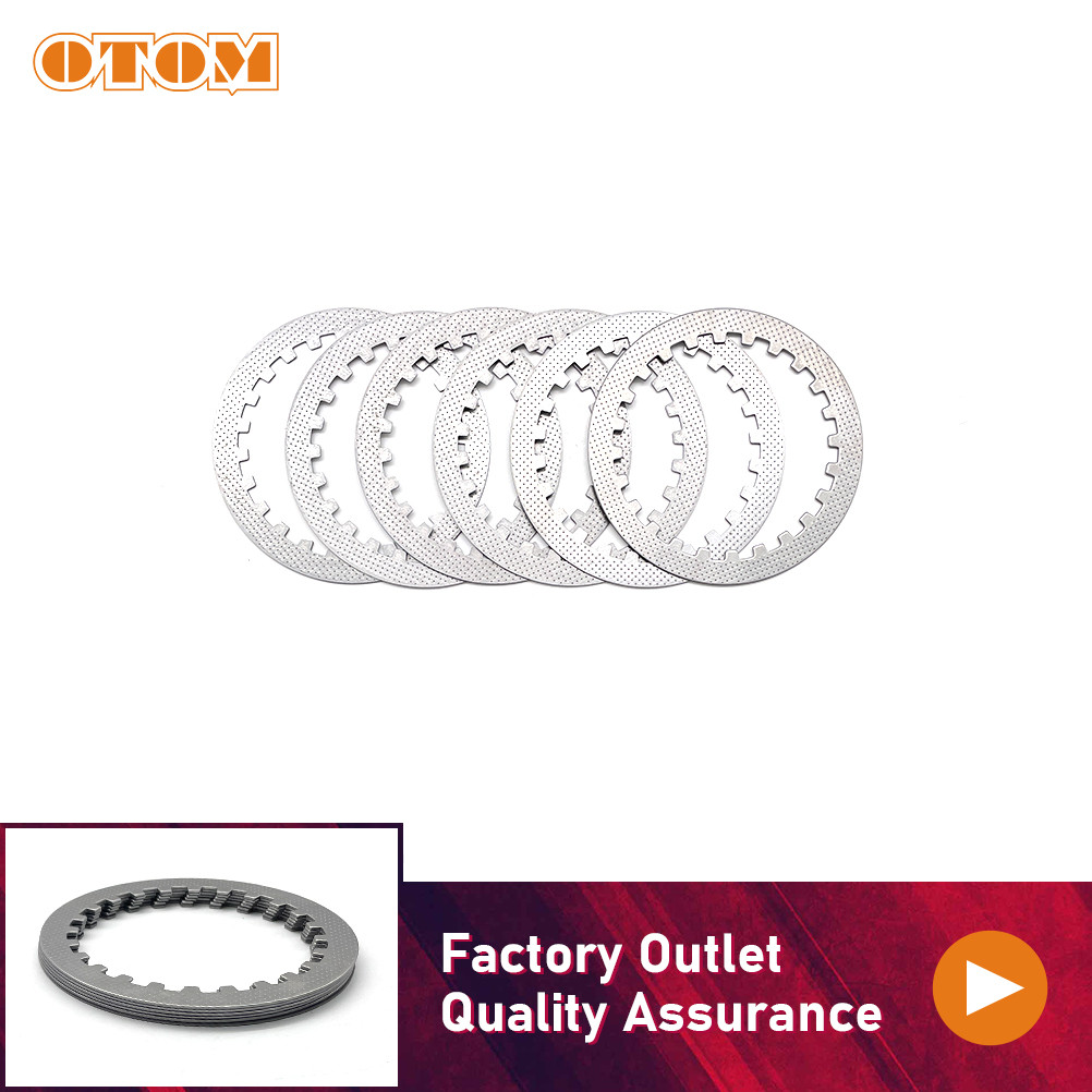 O-OTOM รถจักรยานยนต์เหล็กแผ่นคลัทช์แผ่นสําหรับ LONCIN YBS300 YB300H YB250R Motorcorss เครื่องยนต์อุป