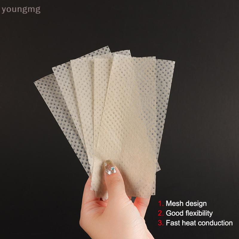 [YG] 400 แผ่น /กล่อง Salon Hair Perming Paper Hair Curler Salon กระดาษดัดที่ทนต่ออุณหภูมิสูงกระดาษม้