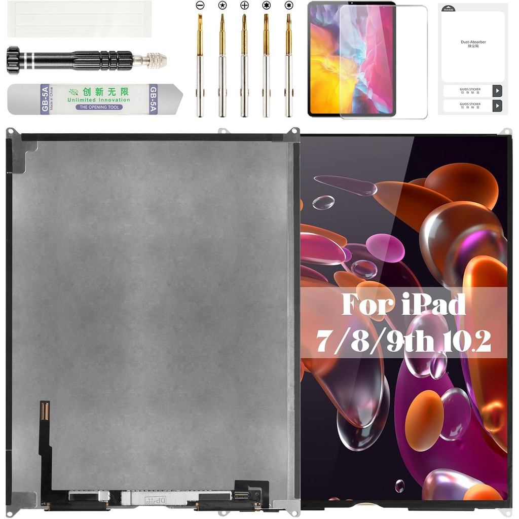 สําหรับiPad 7th Genเปลี่ยนหน้าจอ 2020 สําหรับiPad 10.2 "หน้าจอ 8th Gen LCDสําหรับiPad 9thจอแสดงผลชุด