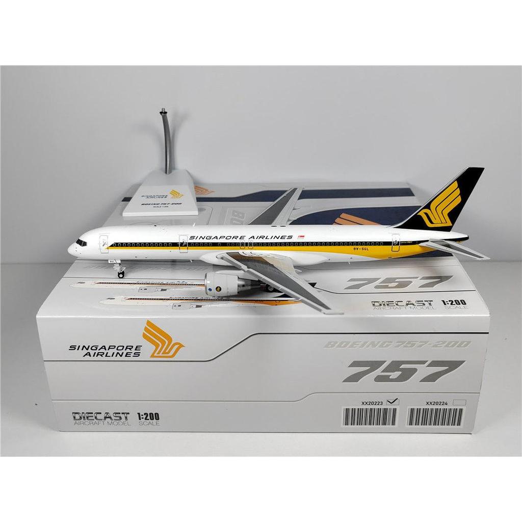 JC Wings XX20223 1: 200 Singapore Airlines B757-200 9V-SGL สินค้าสําเร็จรูปโลหะผสม