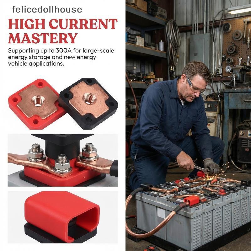 [felicedollhouse] 100-150A High Current Energy Storage Terminal แบตเตอรี่เชื่อมต่อ Terminal Blo ติดผ