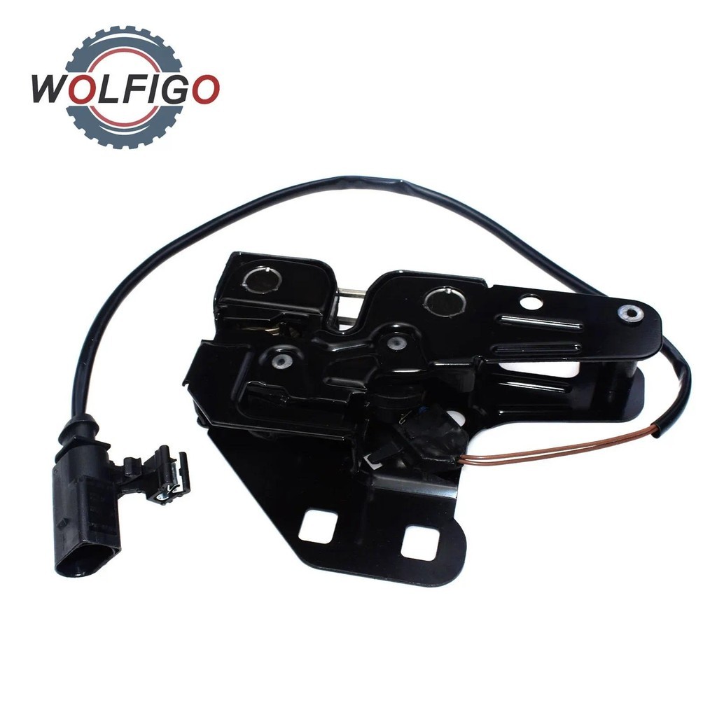 WOLFIGO ด้านหน้า Lower Bonnet Hood ฝาครอบล็อคสลัก w/Micro-Switch สําหรับ AUDI A6 S6 R8 S4 5.2L V10 4