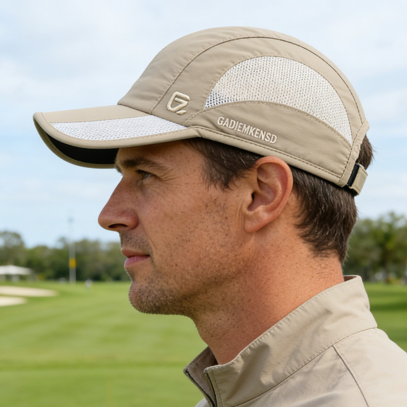 หมวกวิ่ง SD แห้งเร็ว มีตาข่ายระบายอากาศและป้องกันแสงแดด เหมาะสำหรับผู้ชายและผู้หญิงในการเดินป่าและการท่องเที่ยว