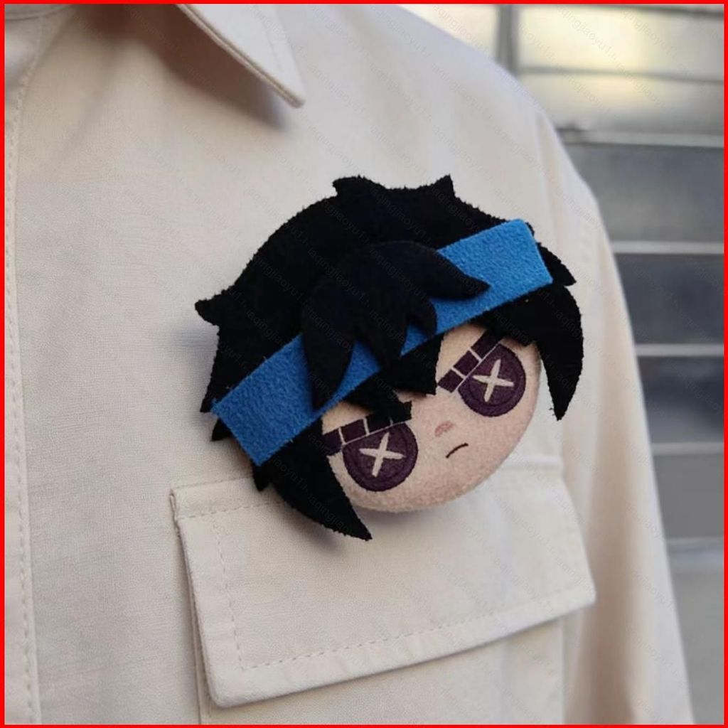 HQ Identity V Ganji Gupta Batter Plushie ตุ๊กตาน่ารัก Pin Badge เข็มกลัดการ์ตูน