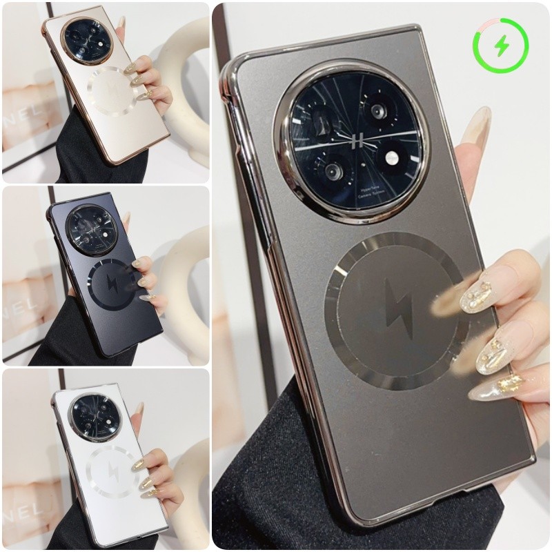 เคสชุบแม่เหล็ก Slim AG Frost สําหรับ Oppo Find N6 N5 N3 ฝาครอบชาร์จไร้สาย – โปรปัง