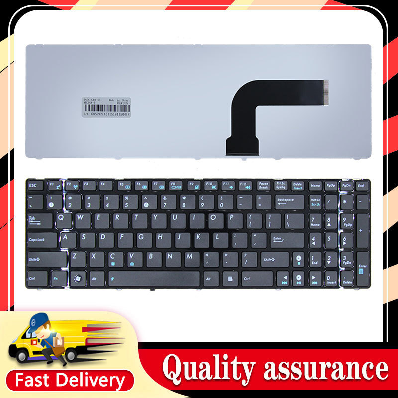 แป้นพิมพ์แล็ปท็อปใหม่สําหรับ ASUS P52F P53S A52J X53 X53S X54H X55V X54HR X54C k53 A53 A53E N53 N60 