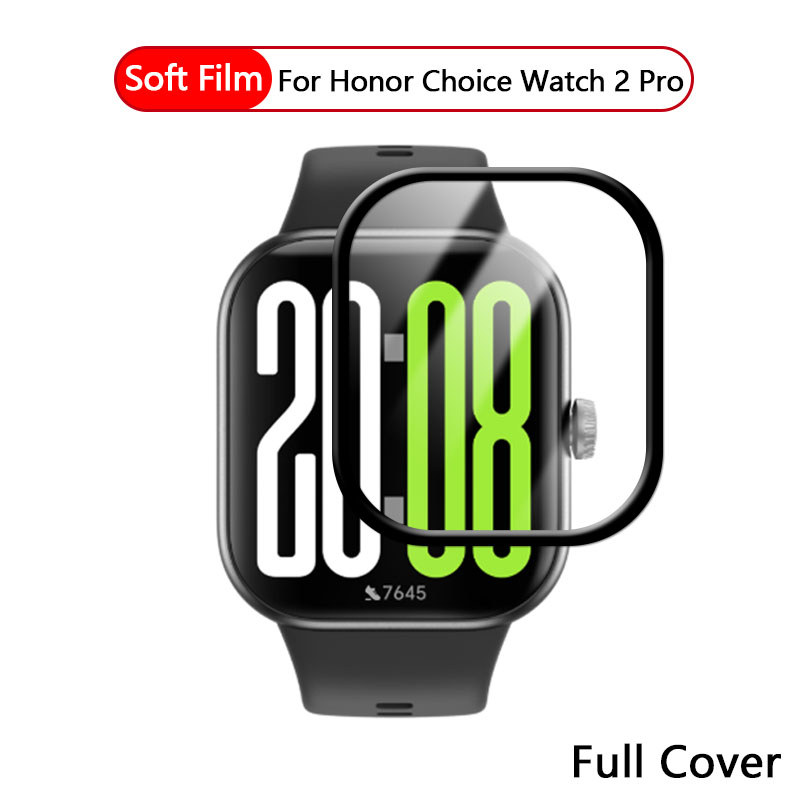 ฝาครอบป้องกันหน้าจอสําหรับ Honor Choice Infowear Haylou นาฬิกา 2i 2 Pro SmartWatch 3D ชุบโค้ง Ultra Clear ป้องกัน PMMA ฟิล์ม - ไม่ใช่กระจกนิรภัย