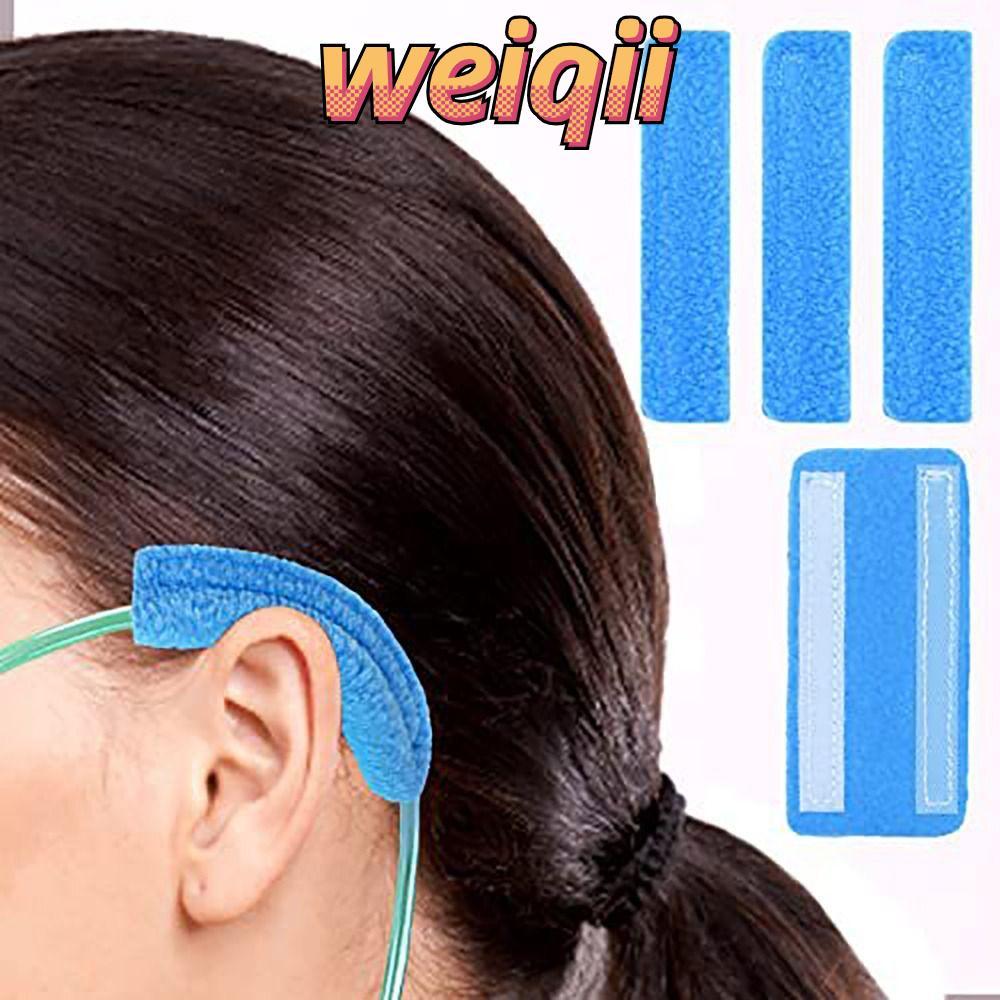 WEIQII Nasal Cannula Ear Cushions, Universal Oxygen Supplies Oxygen Cannula Cushion, Polar Fleece So