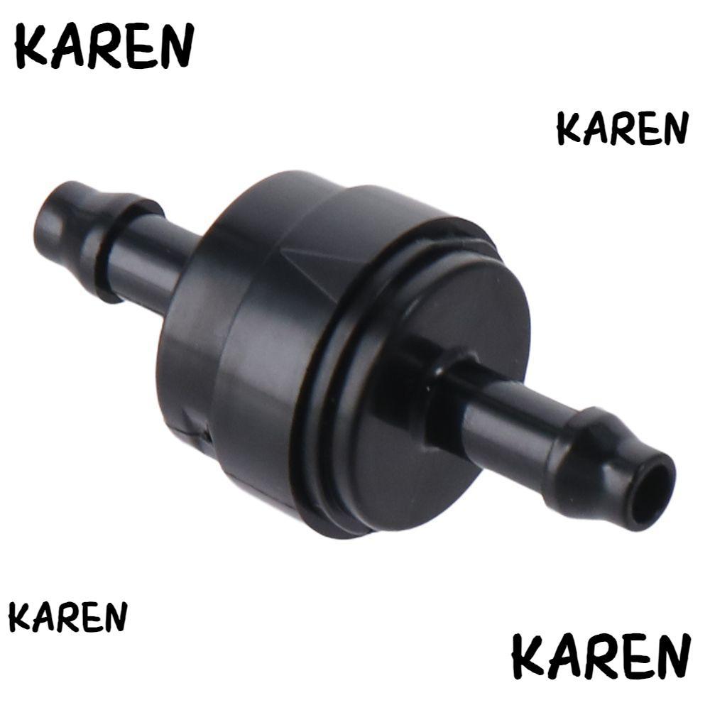 KARENGOODS One-way Check Valve, 1/8" 3/16" 1/4" Non Return Check Valve, One-way Valve Black One Way 