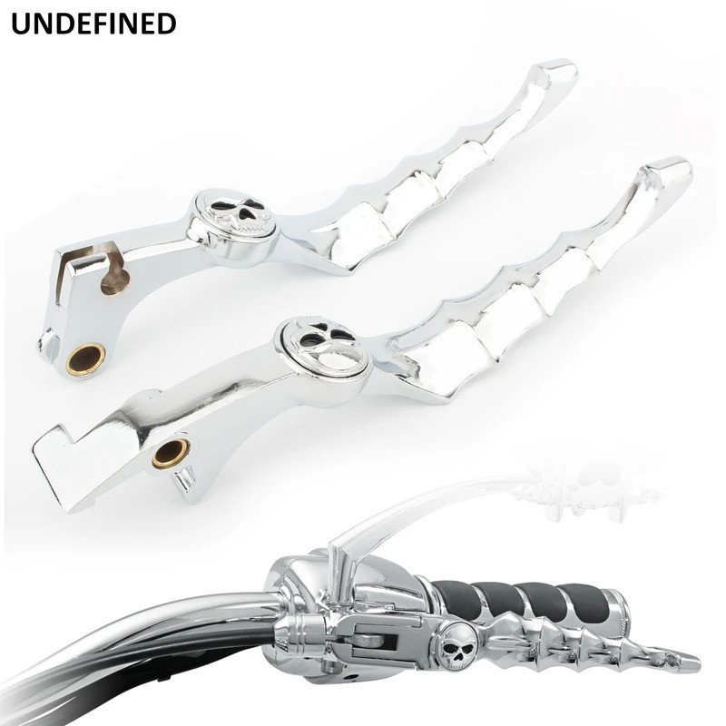 รถจักรยานยนต์ Skull คลัทช์เบรคสําหรับ Honda VT600 VT VF CB750SC VT 600 1100 1300 VTX Shadow CB750 Ni