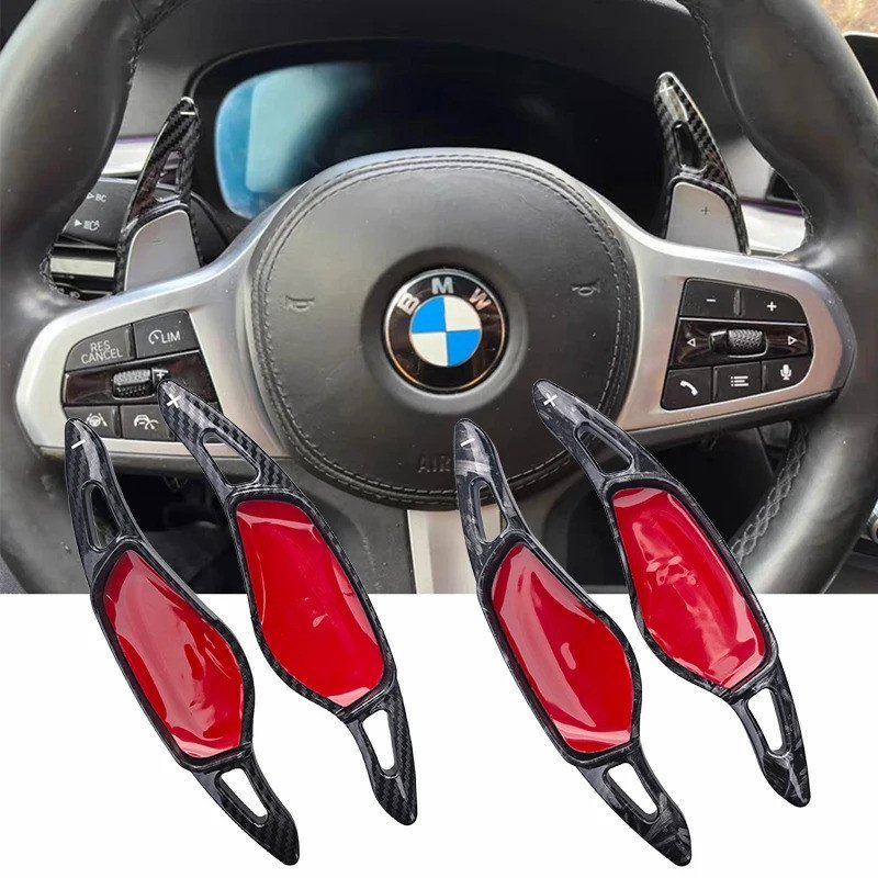 พวงมาลัยรถ Paddle Shift สําหรับ BMW 1/2/3/5/6/7 Series GC GT Touring F40 F44 F90 G01 G02 G20 G21 G30