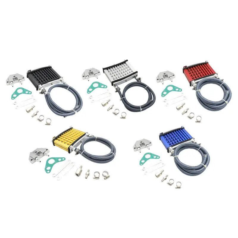 รถจักรยานยนต์เครื่องยนต์น้ํามัน Cooler Kit ระบบหม้อน้ําเปลี่ยน Fit สําหรับ 1250cc 150cc 9U92