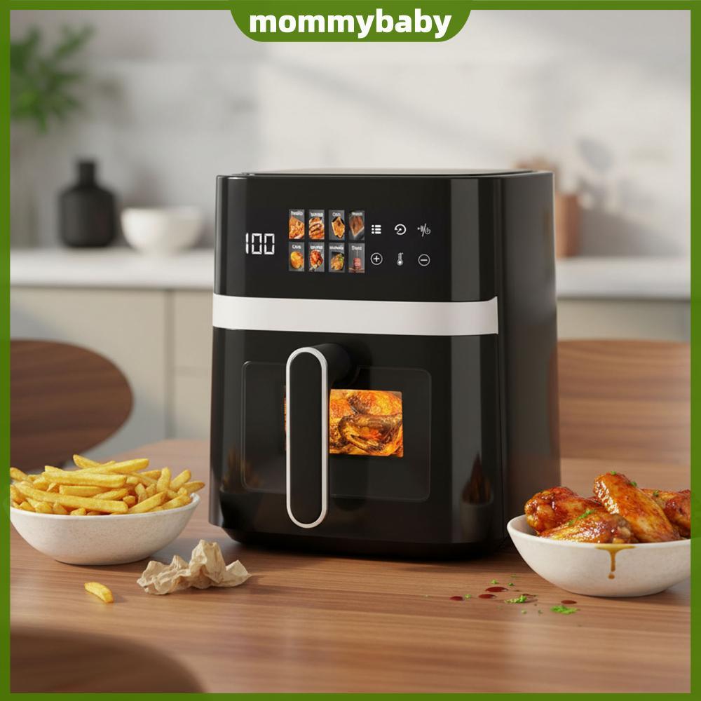 ⚡24ชม.⚡ 8L Multi-Function Air Fryer Timer & ควบคุมอุณหภูมิ Digital Air Fryer พร้อมหน้าจอสัมผัสและดูห
