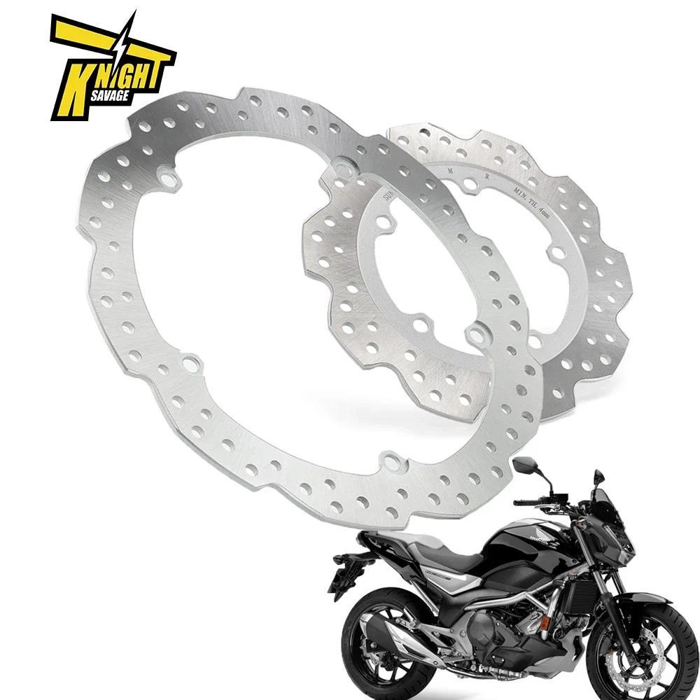 SA สำหรับ HONDA NC700 NC750 S/X/DCT รถจักรยานยนต์ด้านหน้าเบรคล้อหลังโรเตอร์ NC700D Integra CTX700 N/