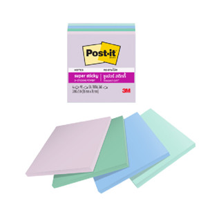 POST-IT กระดาษโน้ต ซูเปอร์สติกกี้โน้ต รุ่น 654-4SS BLU คละสี…