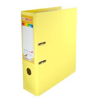 HORSE แฟ้มสันกว้าง 3 นิ้ว รุ่น H-801 สีเหลืองพาสเทล ขนาด 28.…