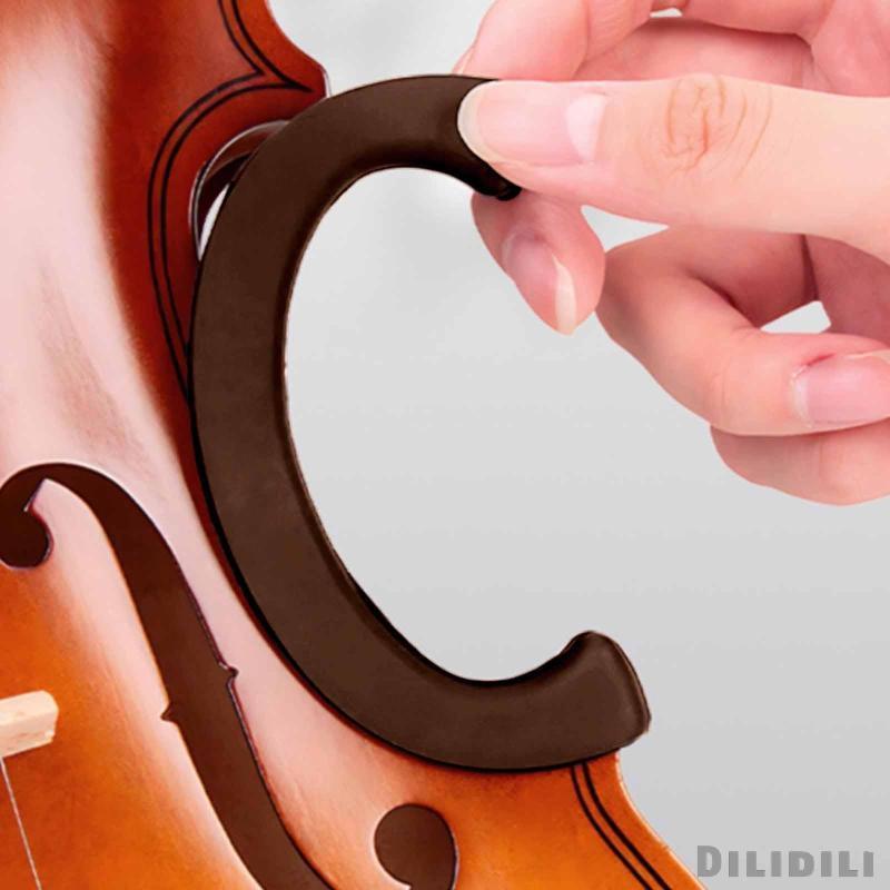 [Dilidili] อุปกรณ์ป้องกันเอวไวโอลินอุปกรณ์เสริมเบาะซิลิโคนสําหรับ 4/4 เครื่องมือไวโอลิน Bout Protect