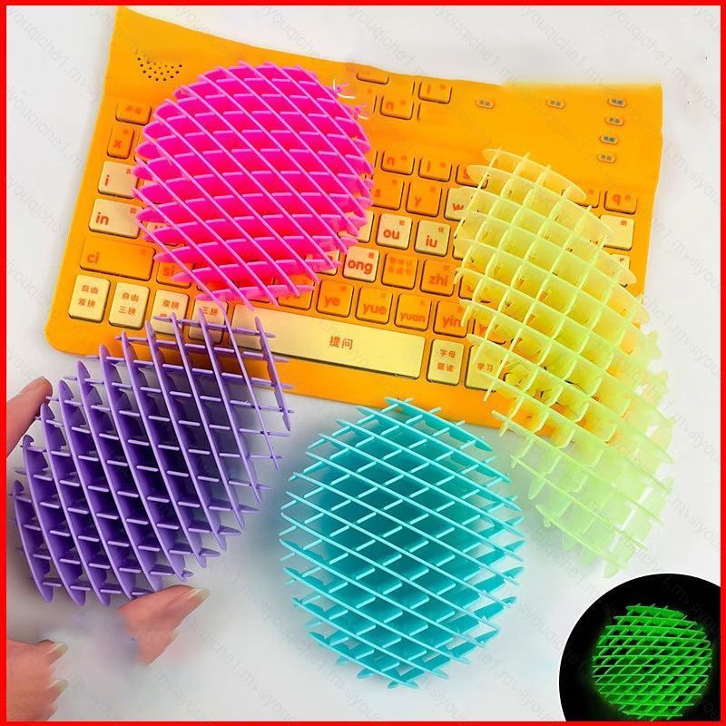 SY2 morf หนอน fidget ของเล่น popit Elastic net decompression ของเล่นสีสุ่มลดความดัน 3D การเปลี่ยนแปล