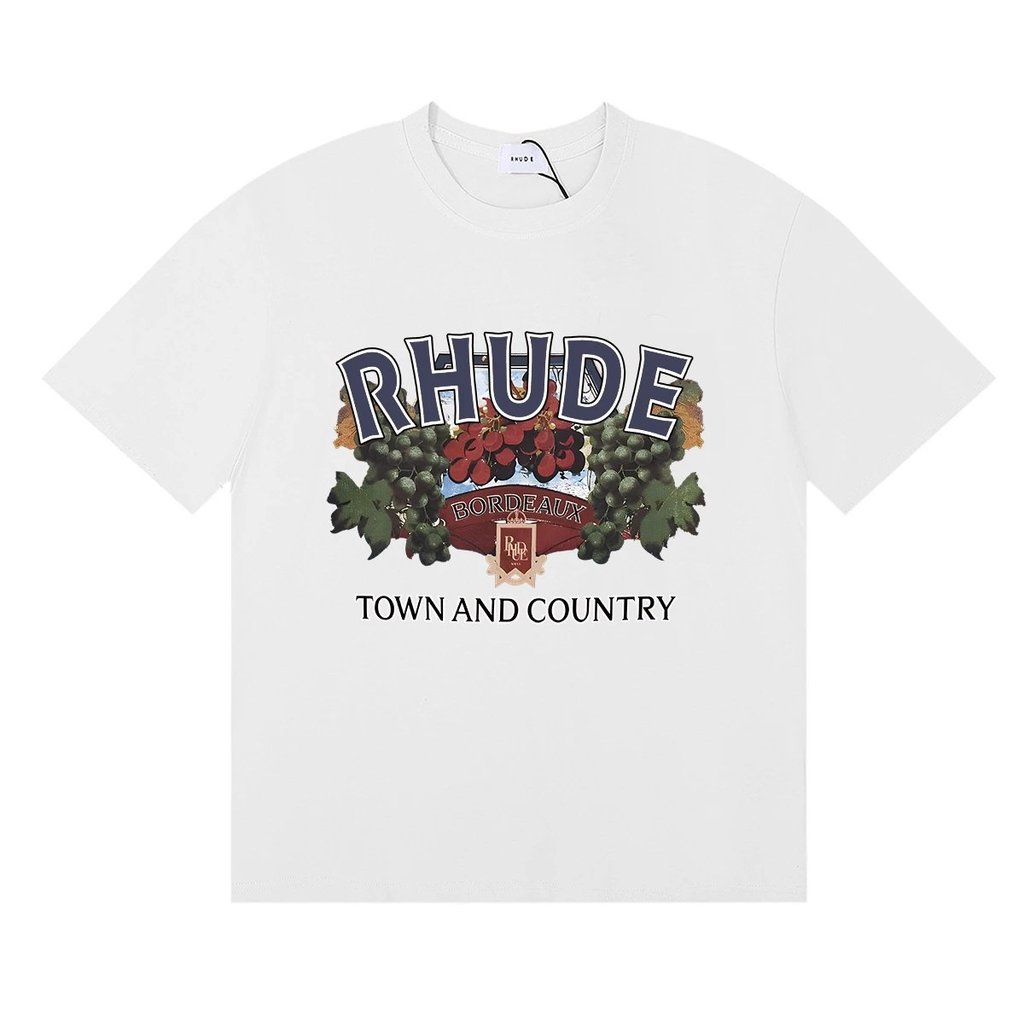 2025 เสื้อยืดแขนสั้น Rhude Town And Country