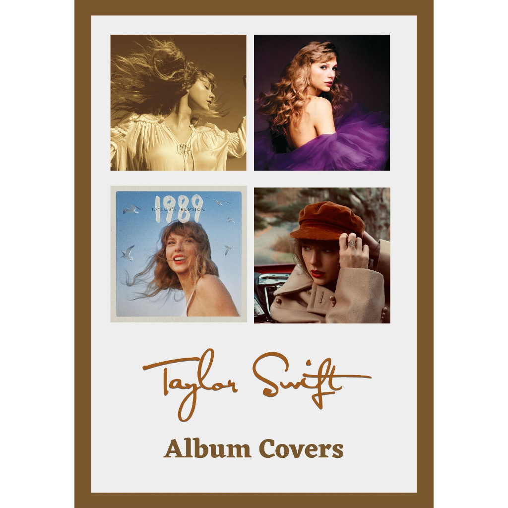 Taylor Swift ERAS อัลบั้มปก A3 โปสเตอร์
