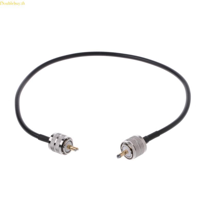 Doublebuy RF Coaxial Cable Connector UHF PL259 ชาย UHF ชาย PL259 RG58 Pigtail Cable 5