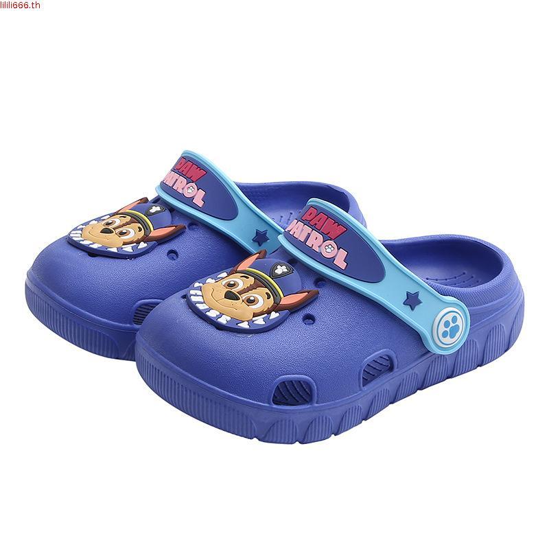 PAW Patrol รองเท้าแตะ ทรง ลาย paw patrol แบบมีรู สำหรับเด็ก