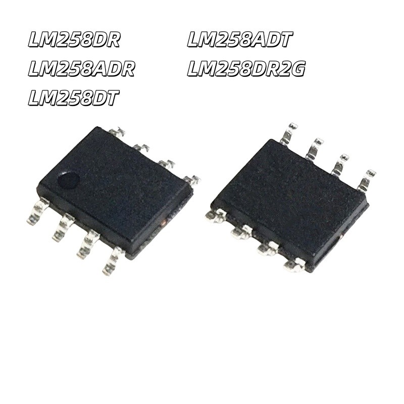 ยี่ห้อใหม่เดิม LM258DR ADR LM258DT ADT 258A LM258DR2G Patch SOP8