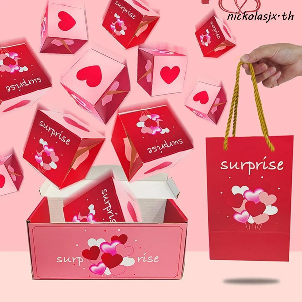 NICKOLAS Surprise Bounce Box, Luxury Pop Up Surprise Cash Explosion Gift Box, New Gift Box Paper Fun