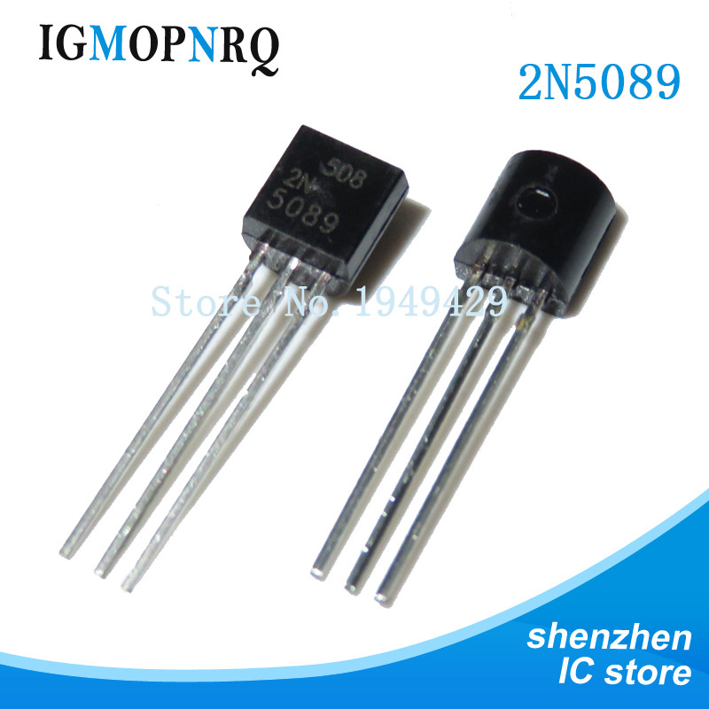 50PCS 2N5089 TO92 5089 TO-92 NPN ทรานซิสเตอร์ไตรโอดใหม่