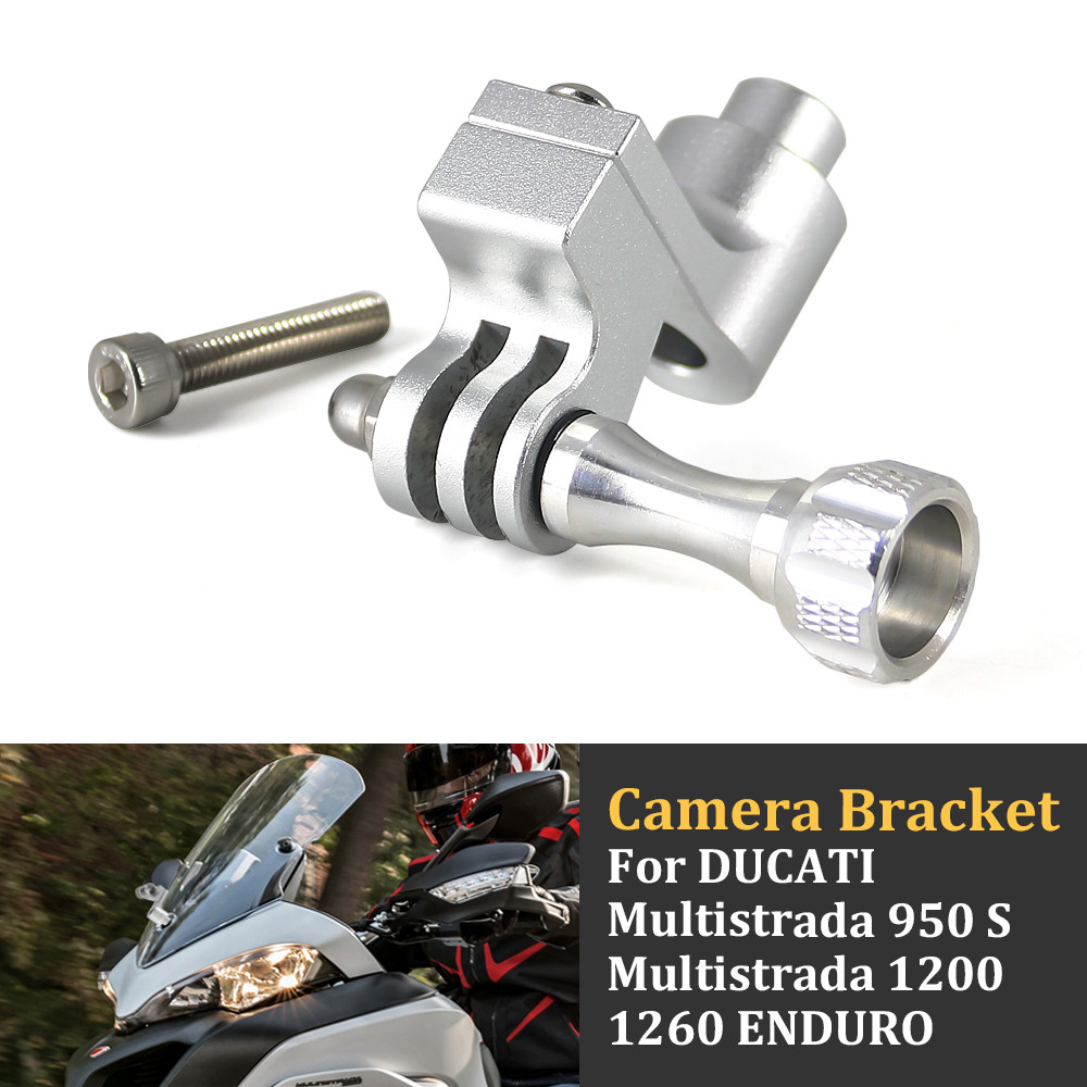 EMotorcycle Driving Recorder BikeGP Recorder Holder For GoPro Camera Bracket CamRack For DUCATI Mult