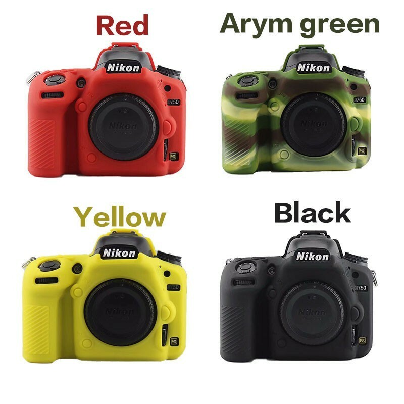 เคสป้องกันกล้องยางนุ่มสําหรับ Nikon D750
