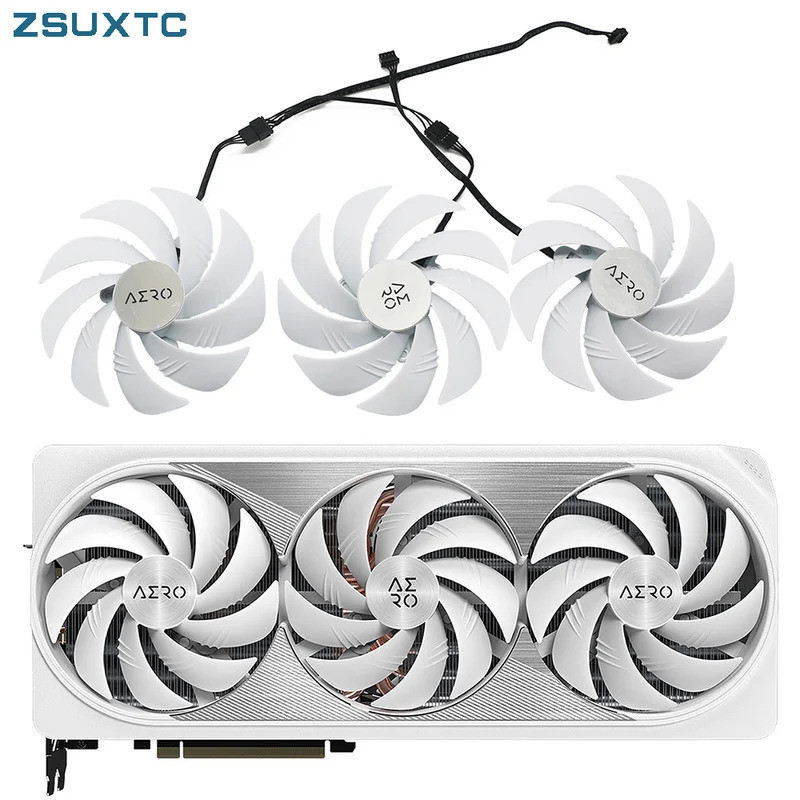 HL GAH3S2U PLD10020S12H 107MM สําหรับ Gigabyte RTX4080 Super RTX4090 AERO เปลี่ยนพัดลมระบายความร้อน 