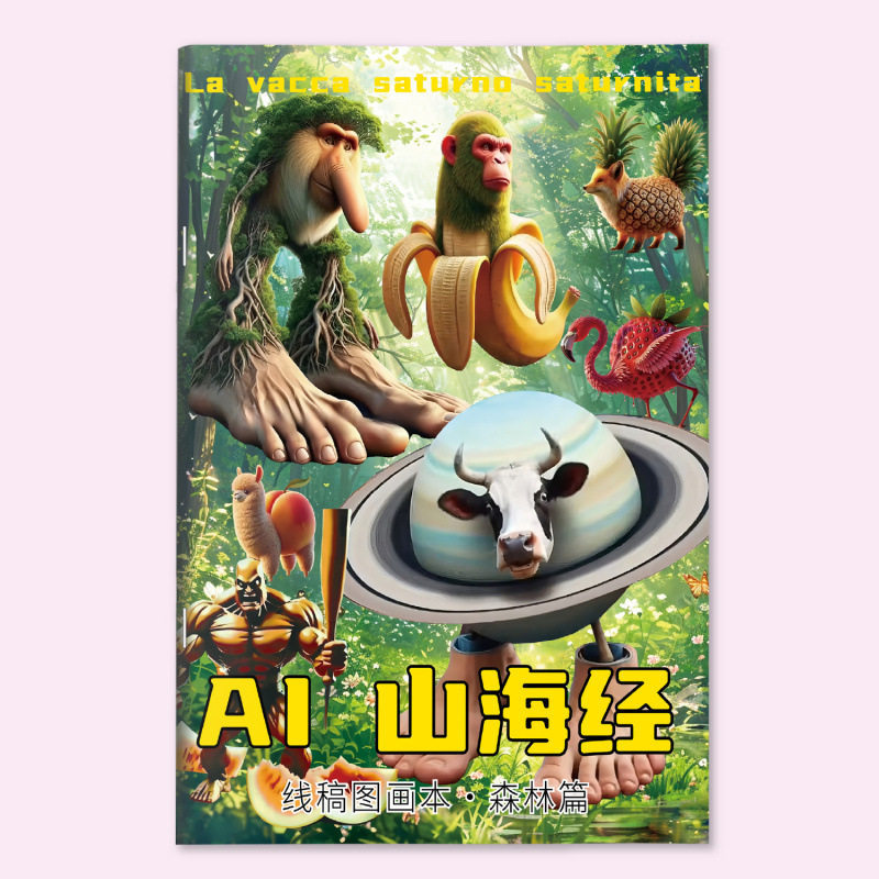 มัลติฟังก์ชั่น Universal Edition Yamakai Jing Yuhui สมุดลอกเลียนแบบ Story การ์ตูนเย็บ Monster Drawin