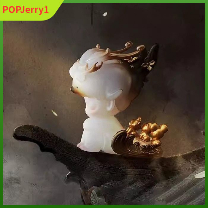P POPMART POPMART DIMOO One Fengyue Series Mystery Box W Magazine Joint ของขวัญเครื่องประดับทํามือ