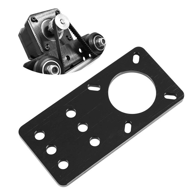 1 ชิ้น Openbuilds Motor Mount Plate - NEMA 17 Stepper Motor ติดตั้งแผ่นคงที่วงเล็บอลูมิเนียม 3D ชิ้น