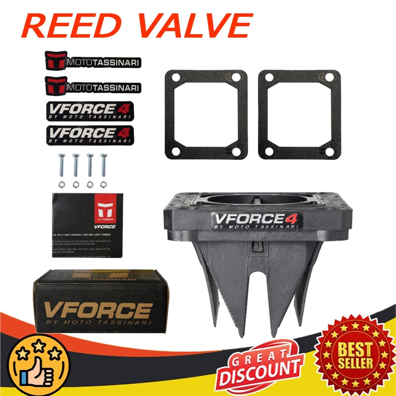 2025NEWVFORCE 4 FORCE REEDVALVE REED VALVE V4 RACING Y125Z RXZ 125Z Y125ZR 125ZR (ชุดวาล์วรีเซ็ต)