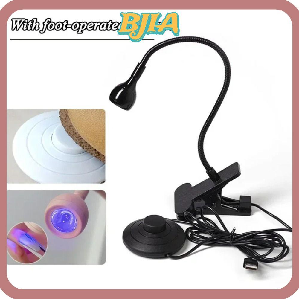BJA UV Led โคมไฟเล็บ, 5 W/3 W เท้าเหยียบสวิทช์เล็บ, แบบพกพาปรับหัว Professional เจล Polish Curing โคมไฟเล็บ Care