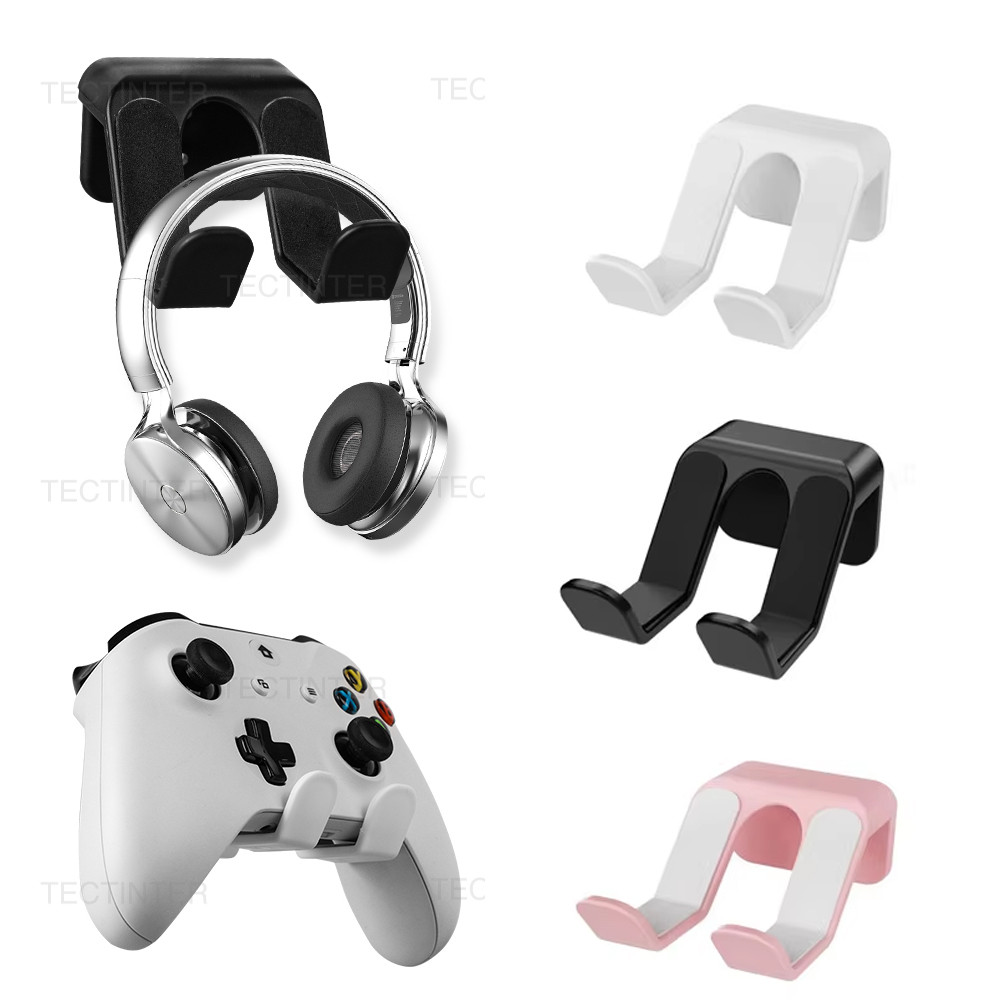 Stand Holder For PS5 PS4 Switch Pro Xbox One Game Controller Wall Mount Gamepad Headphone Headset Ha