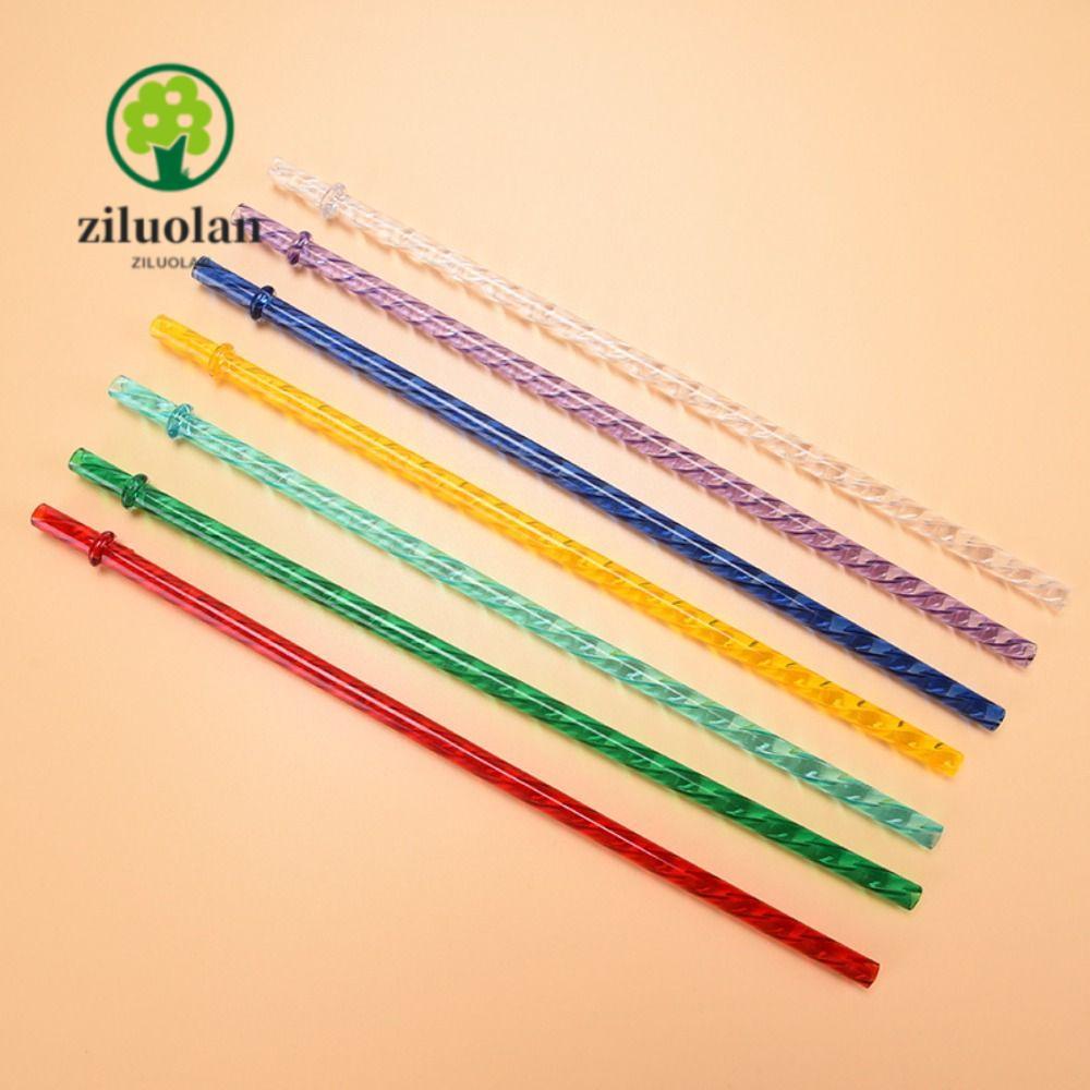 Ziluolan ECOZEN หลอด , หลอดดื ่ มพลาสติกแบบใช ้ ซ ้ ําได ้ หลายสี , สร ้ างสรรค ์ พร ้ อม Clasps Party อุปกรณ ์ รีไซเคิลหลอดเส ้ นผ ่ านศูนย ์ กลางขนาดใหญ ่ สําหรับห ้ องครัวและบาร ์