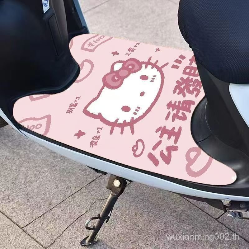 ลายจุดแมวการ์ตูนรถยนต์ไฟฟ้ารองเข่าแผ่นเท้าต้องตัดเย็บโดยตัวเองหลายขนาดสกปรกทนรถยนต์ไฟฟ้าเหยียบแผ่นเท้า ฮ่าๆ ราคา ถูกที่สุด ดีลบีเคเค