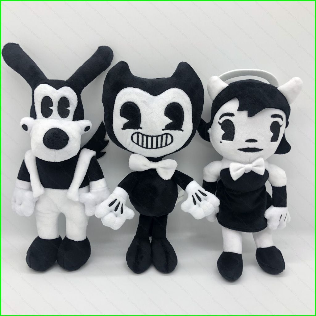 PS1 น่ารัก Bendy และเครื่องหมึก Boris Action Figure ตุ๊กตายัดตุ๊กตาของเล่นเด็กของขวัญ SP1