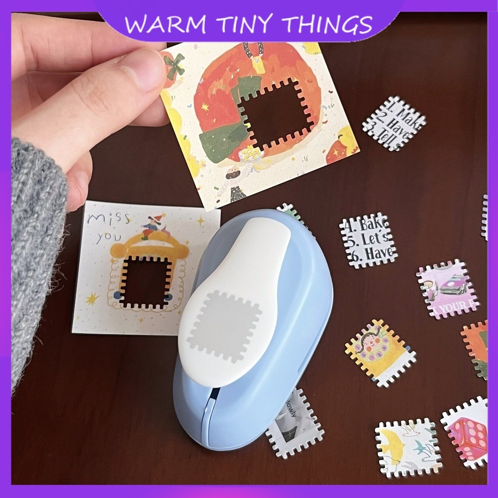 ทรงแสตมป์ Stamp Shape Embosser เจาะฟัน ลายนูนDIY Craft Punch
