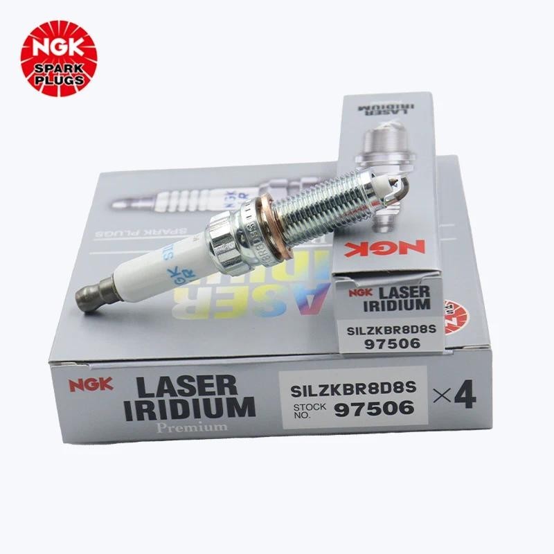 หัวเทียน NGK Iridium Platinum SILZKBR8D8S 97506 เหมาะสําหรับ BMW 1 Series, 320, 5 Series, X5 OE 1212