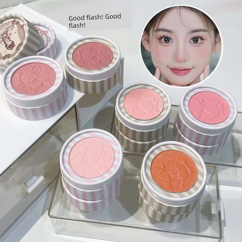 บลัชออน บลัชออน 4u2 HERORANGE Nude Makeup Powder สีเฉียบพลัน-อิน