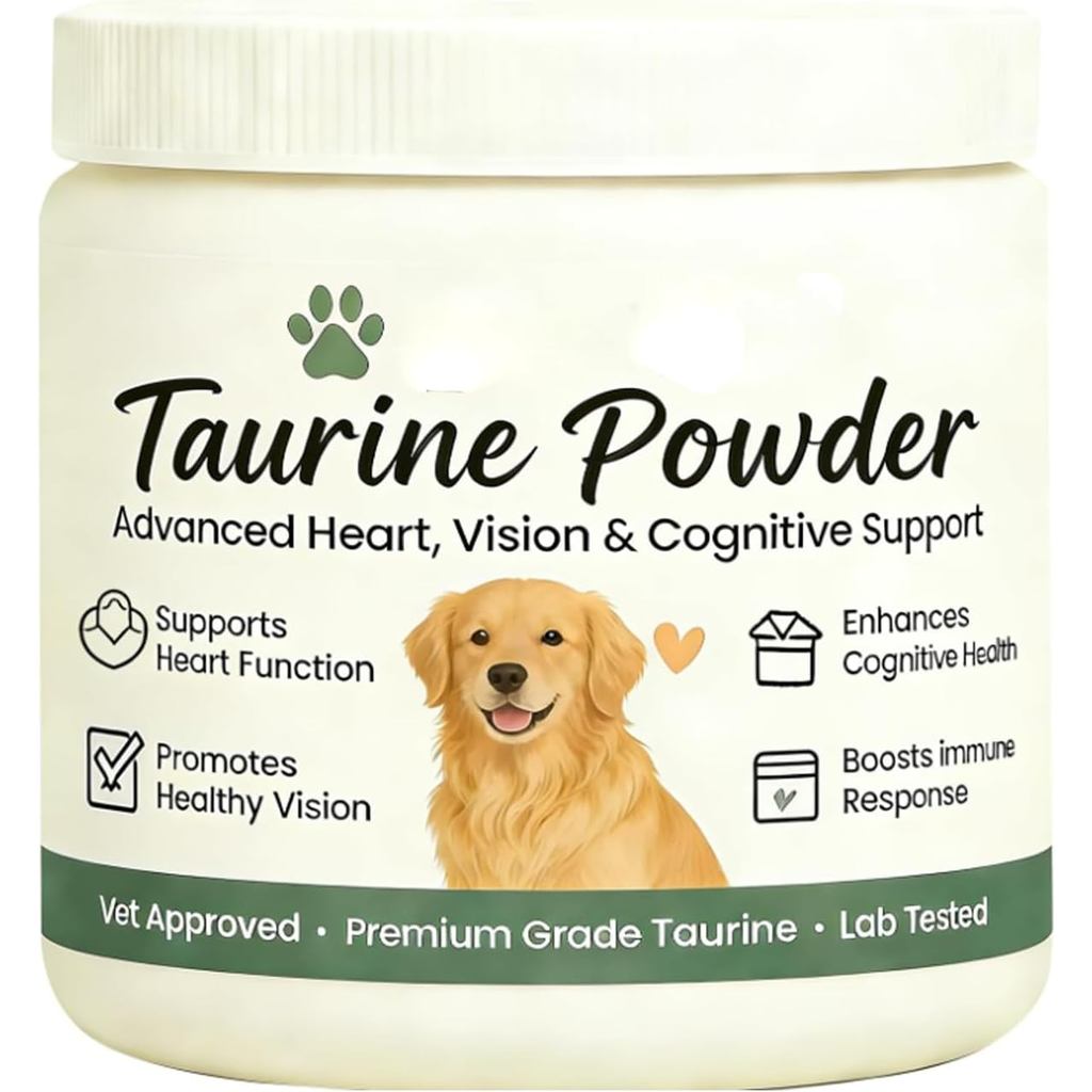 Pawvita Pure Taurine Powder, Paw Vita Taurine อาหารเสริมสําหรับสุนัขแมว | Triple-Action Wellness สํา