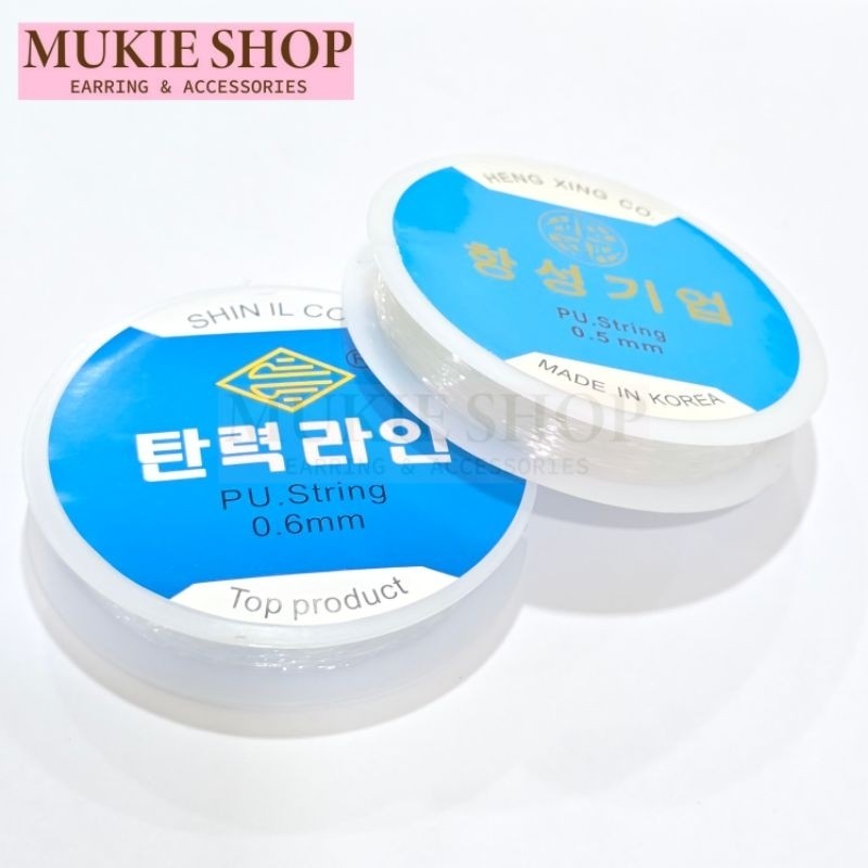 Mukie Shop เอ็นยืดใส งานเกาหลี สำหรับ ร้อยลูกปัด เอ็นยืดแบบใส เอ็นร้อย มุกี้ ช้อป