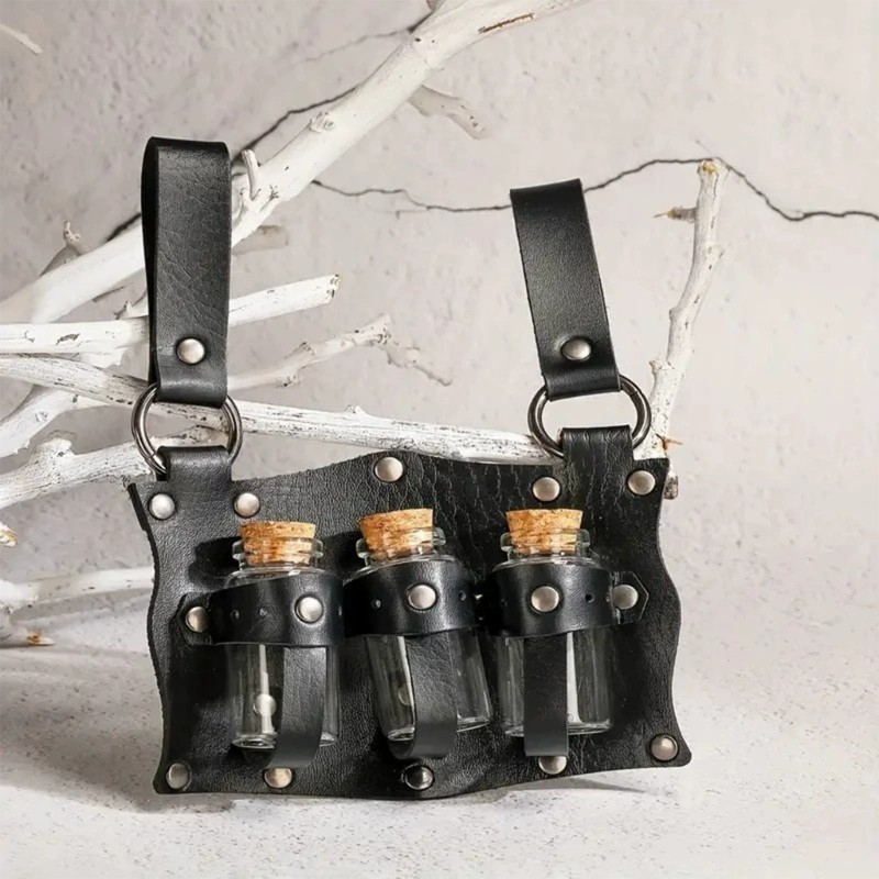 Mya Halloween Party Accessory Potion Bottle Corks และสายหนังสําหรับเครื่องแต่งกาย