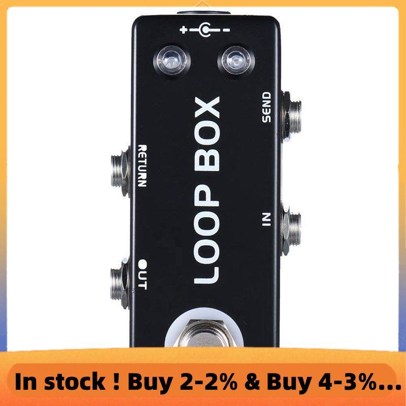 Mini Guitar Effect Pedal Loop Box Switcher Channel Selection True Bypass