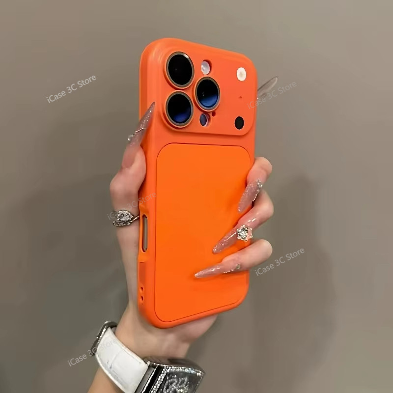 2-in-1 สำหรับ iPhone 13 17 11 14 16 15 12 Pro Max 11 Air พร้อมฝาครอบเลนส์แบบด้าน เปลี่ยนเป็น 17 Pro Max ได้ทันที